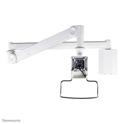 Neomounts by Newstar Medical Monitor Wall Mount (Full Motion gas spring) for 10"-30" Screen - White						